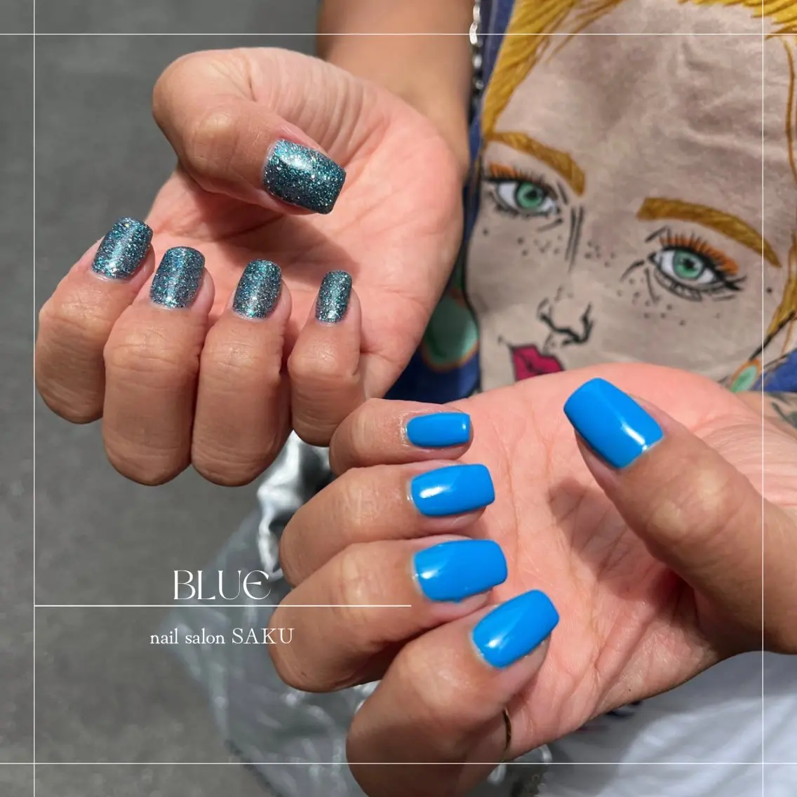 ネイル ニュアンスネイル シンプルネイル SAKU nail 作島茜のネイルデザイン