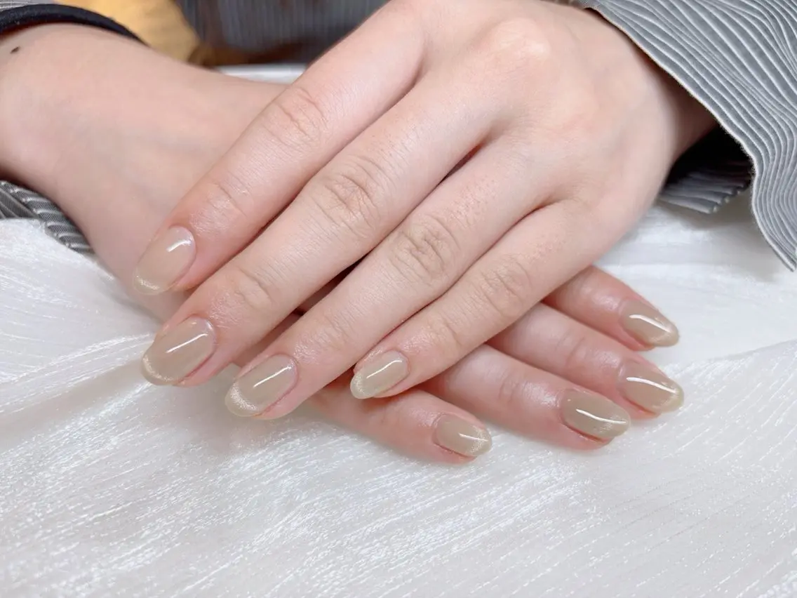 ネイル フレンチネイル マグネットネイル シンプルネイル ♡CELEBRAIL YUKI♡のネイルデザイン