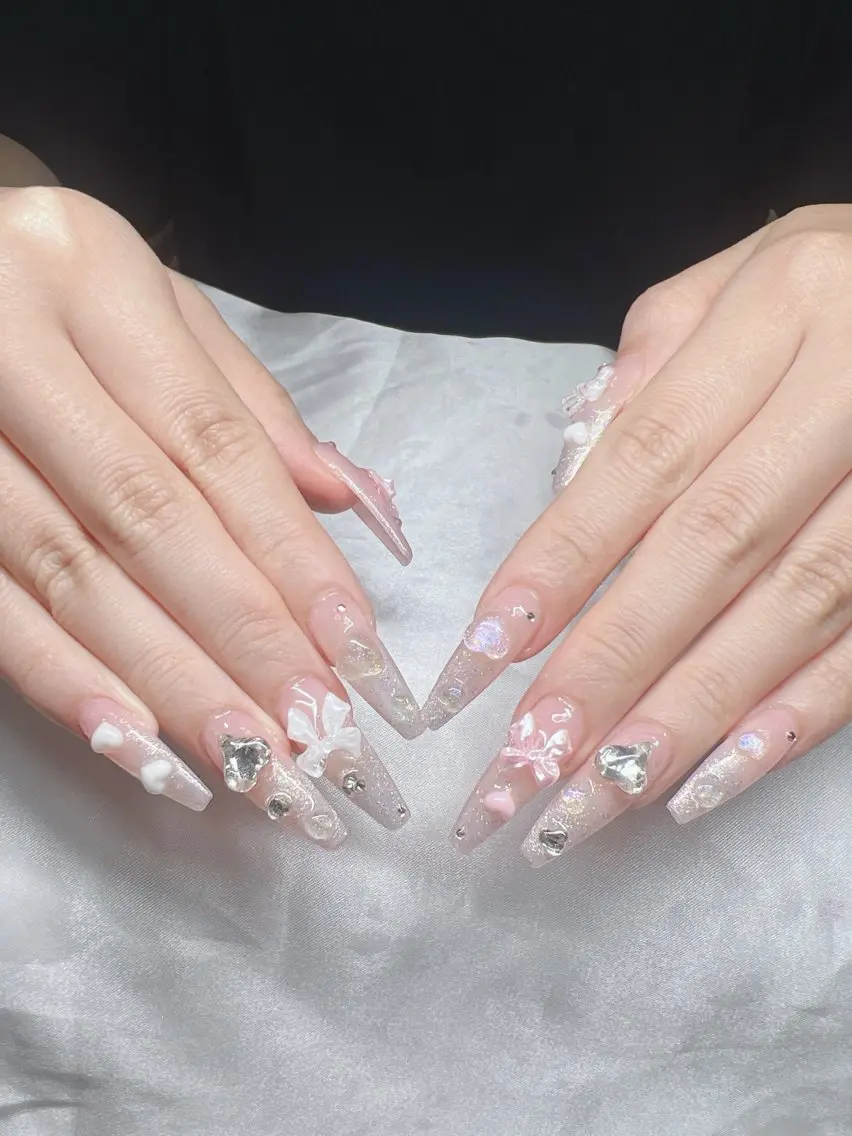 ネイル ハンドネイル Lee Nails チップ長さだし専門店のネイルデザイン
