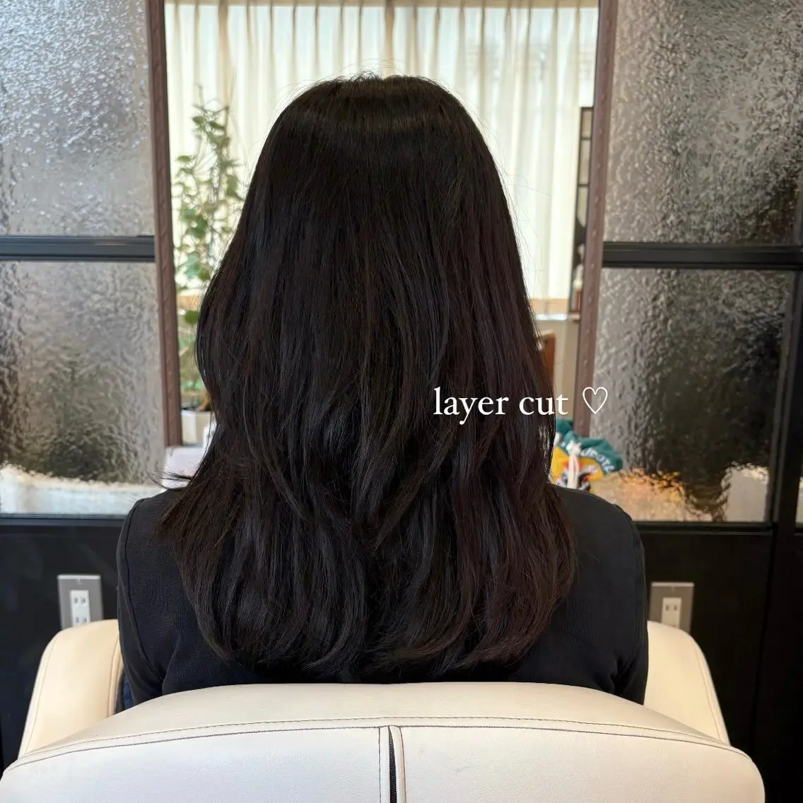 セミロング カラー 🫧 河内 瑠莉  🫧のヘアスタイル
