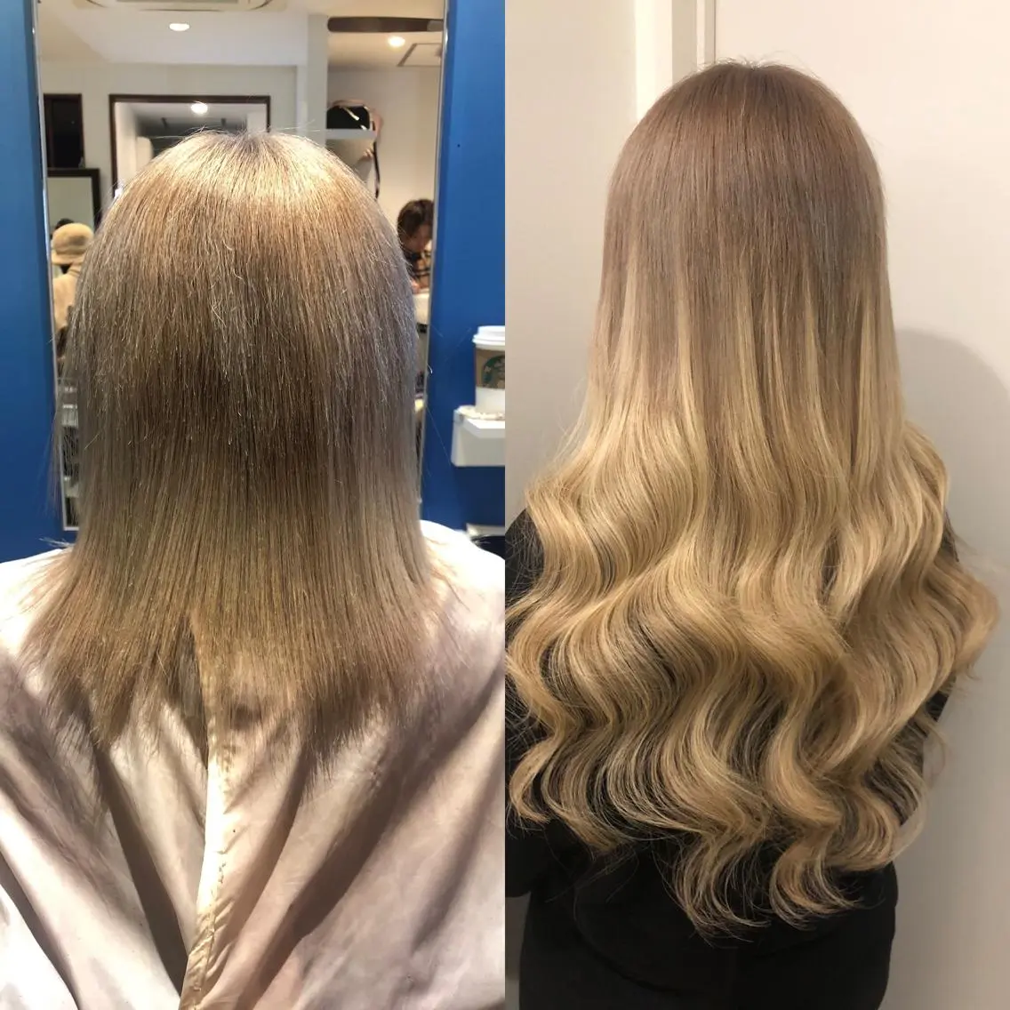 ロング カラー ヘアアレンジ シールエクステ ダブルカラー ハイライトカラー インナーカラー エクステ ヘアカラー エクステ 🧡艶髪/エクステ 🫧🧡YUKI❄️のヘアスタイル