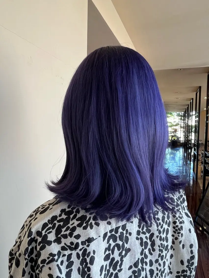 カラー ブルーカラー シバタ セイラのヘアスタイル