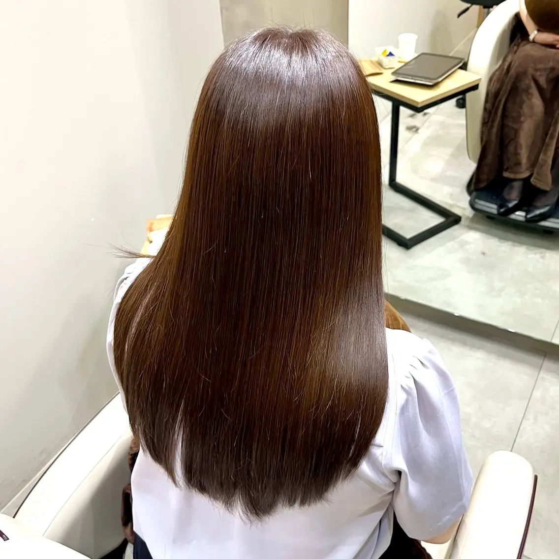 ロング おしゃれ染めで白髪を 染める/山口玲緒奈のヘアスタイル