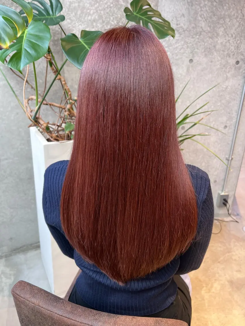 ロング ヘアカラー うるツヤ透明感カラー 𝐀𝐲𝐚𝐦𝐢のヘアスタイル
