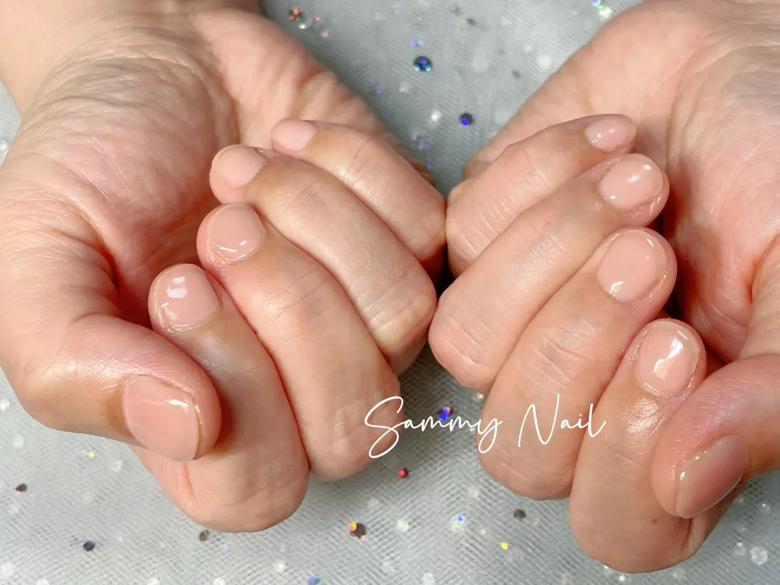 ネイル ワンカラーネイル シンプルネイル ハンドネイル Sammy Nailのネイルデザイン