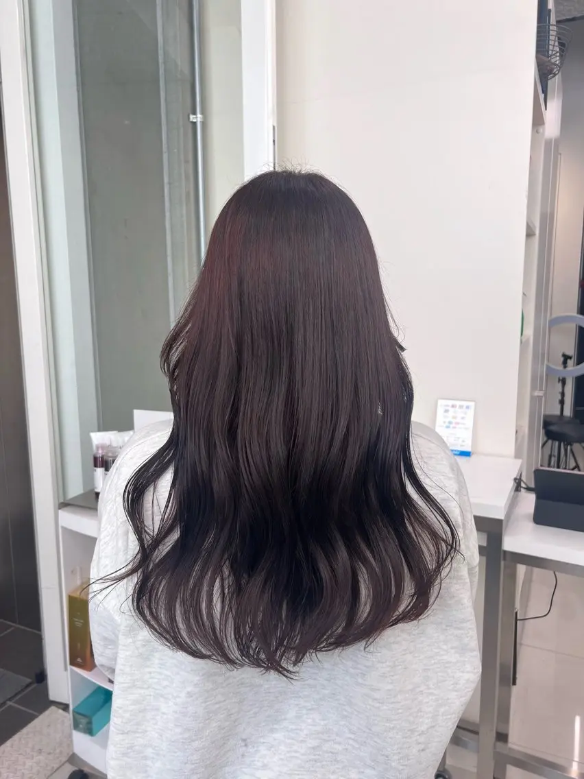ロング カラー ブラウンカラー kayo吉祥寺カラー モデル募集中✨のヘアスタイル