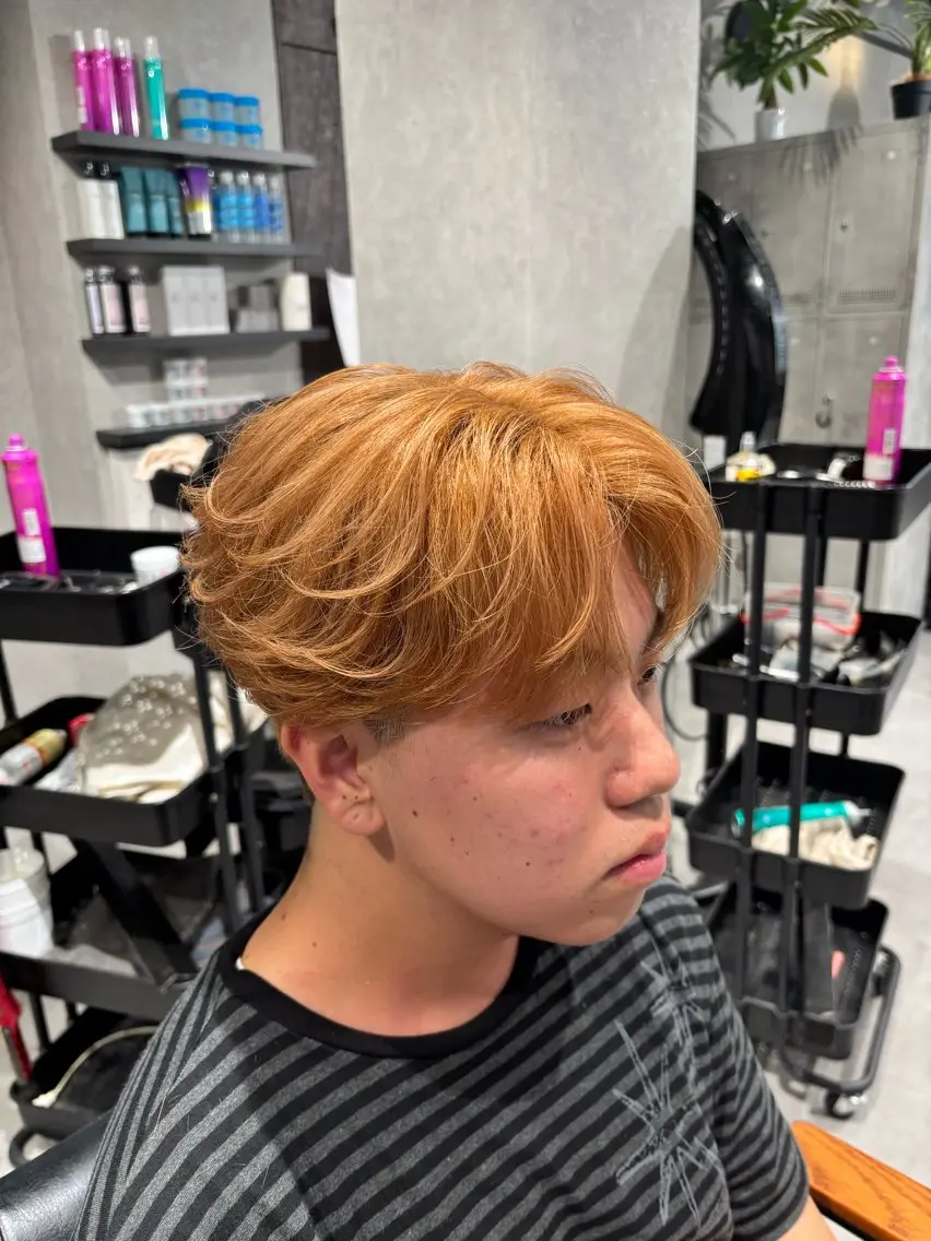 メンズ センターパート カット メンズ専門店NEXT NEO パーマ特化のヘアスタイル