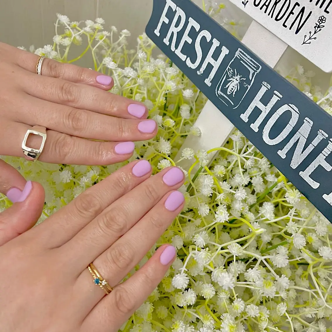 ネイル マットネイル ワンカラーネイル 春ネイル J terrace Nailのネイルデザイン