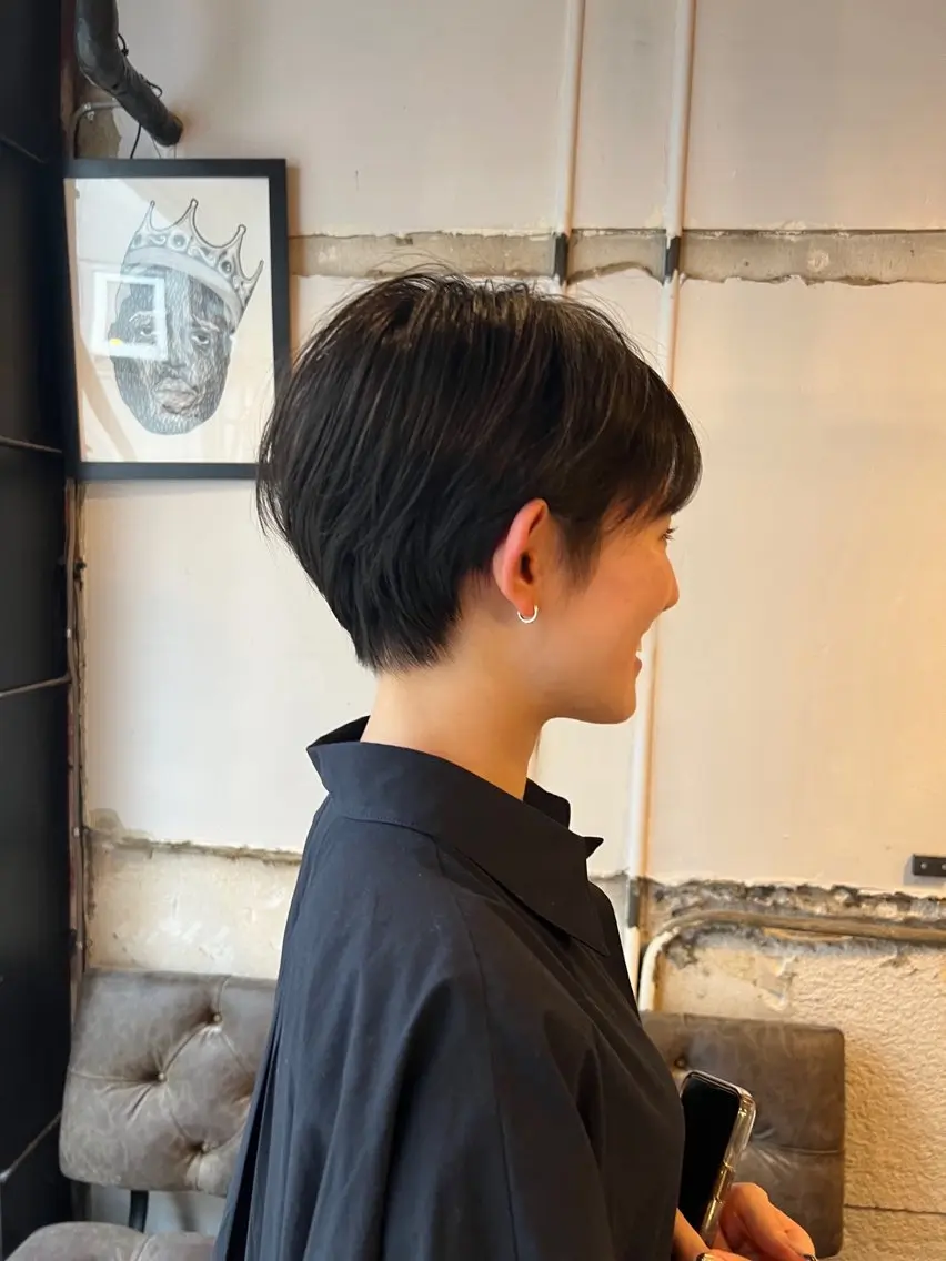ショート ショートヘア 【完全マンツー 恵比寿】佐藤 翔のヘアスタイル