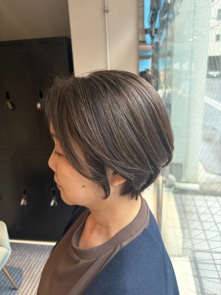 【ミニモ限定】🌟カット＋白髪ぼかしハイライト🌟の写真