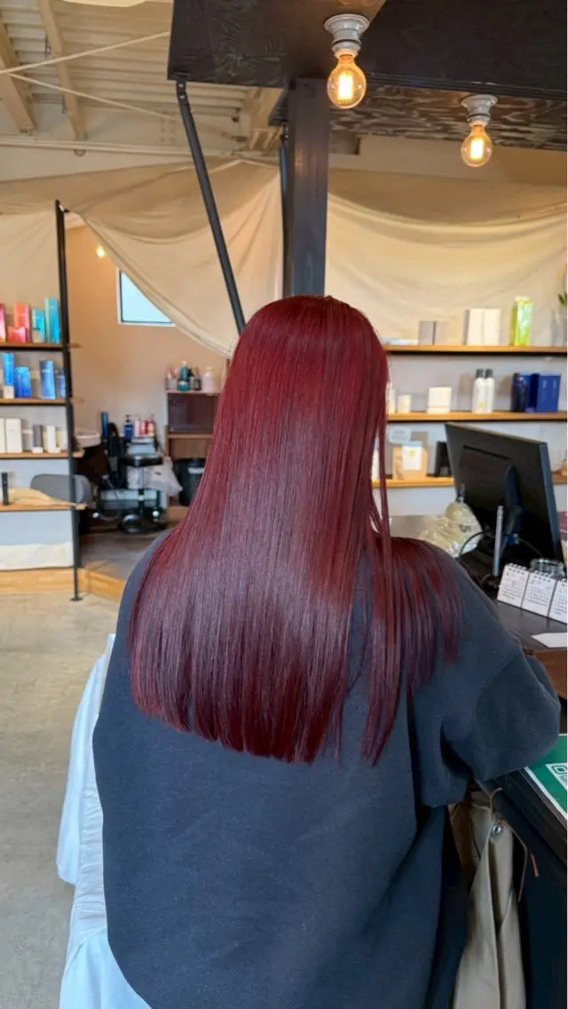 カラー 神尾 柚希のヘアスタイル