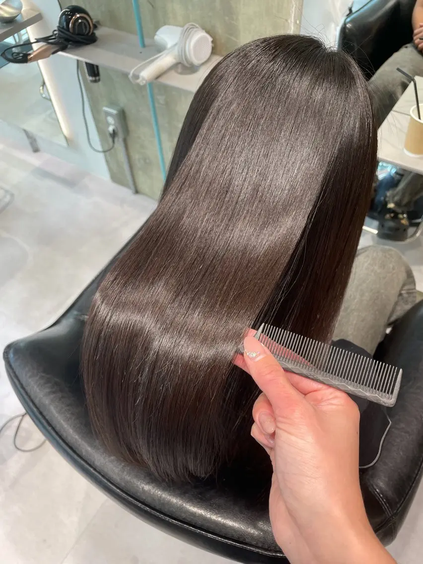 ロング 髪質改善 トリートメント Lino nanaのヘアスタイル
