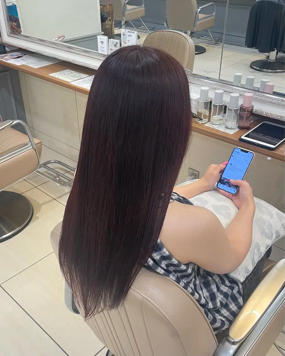 ロング ヘアカラー トリートメント 🌟ɴᴇᴏʟɪᴠᴇ ᴋᴀʀᴇɴ🤍´-のヘアスタイル