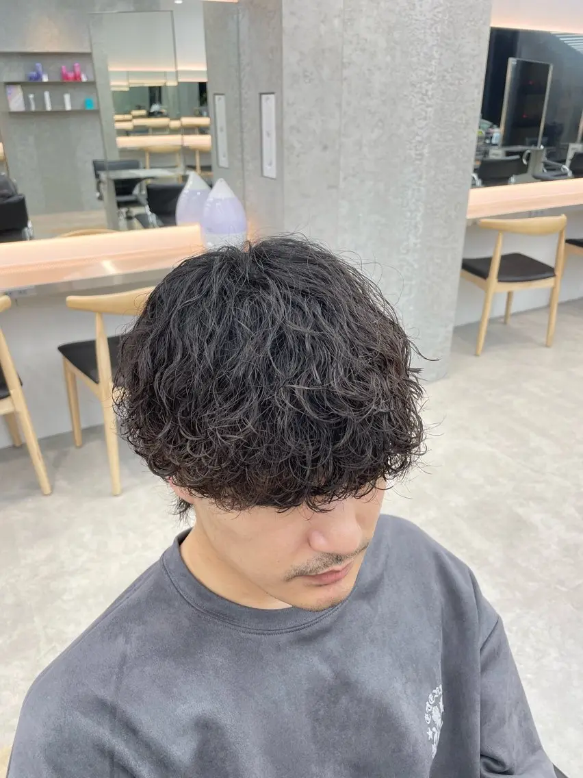 ショート パーマ メンズ SENTA✨メンズ パーマ✨fifth栄のヘアスタイル