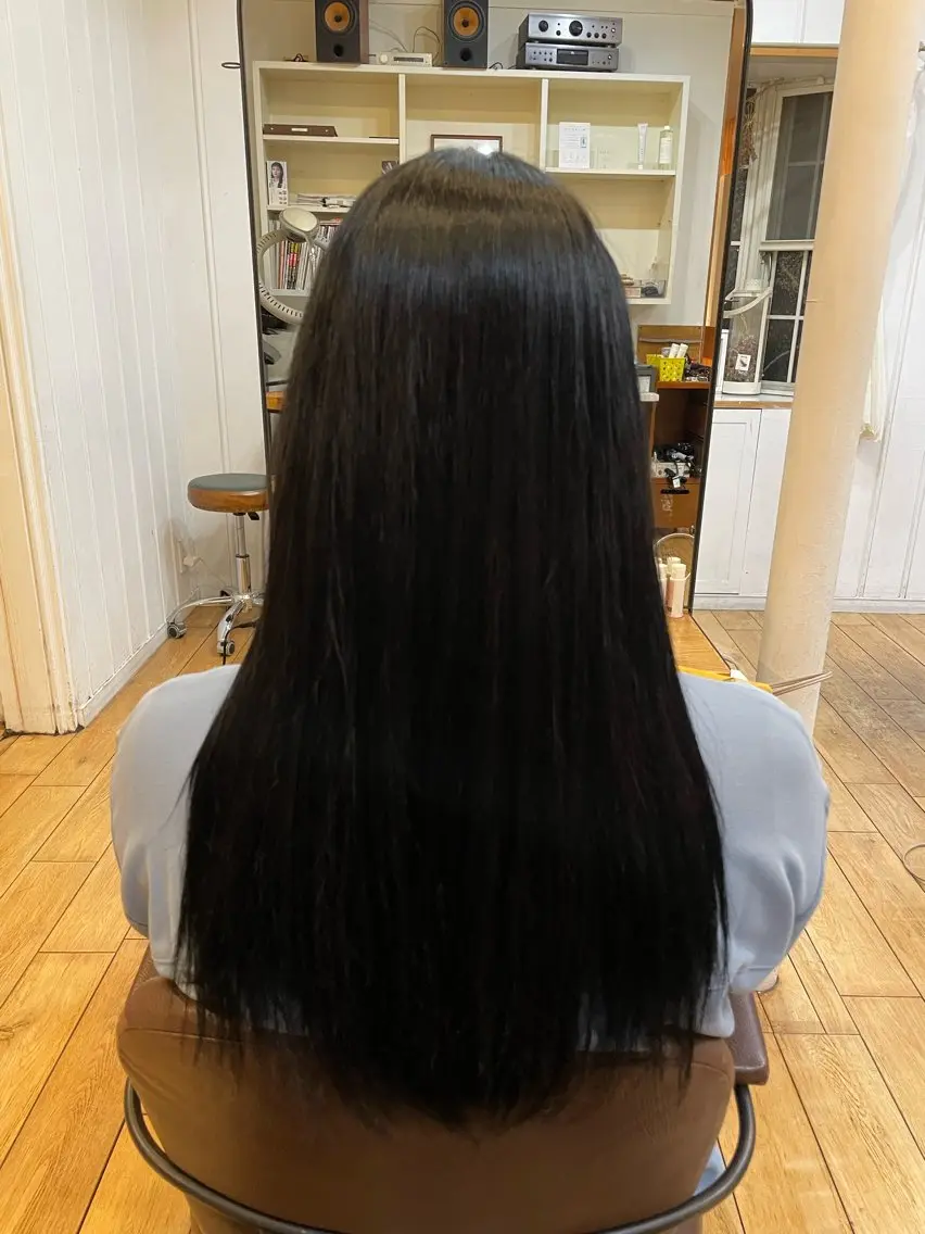 ロング カット ✨️パーマ✨ たなかひろとのヘアスタイル
