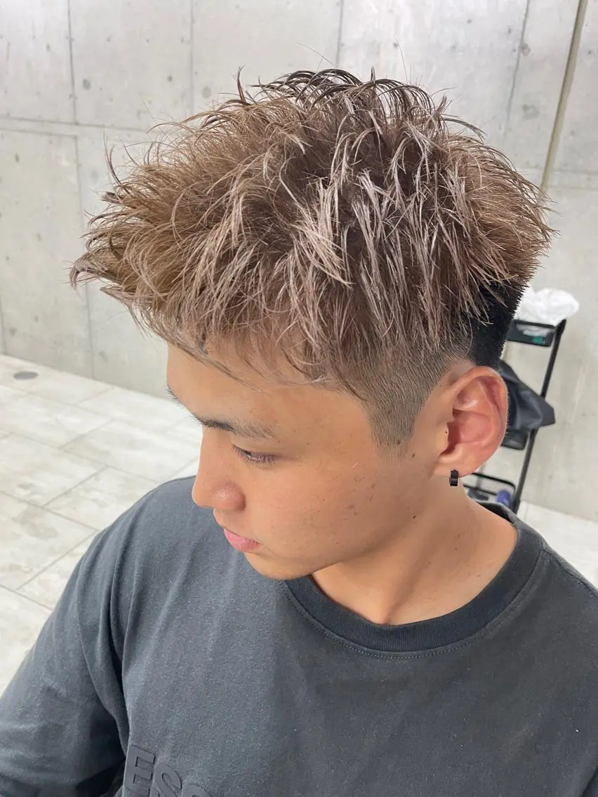 ダブルカラー✨+メンズカット✂️3stepトリートメント(メンズ限定メニュー)の写真