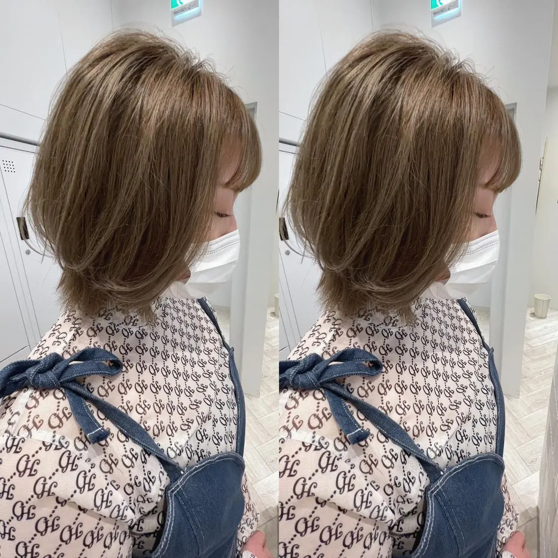 ミディアム 佐々木 裕一のヘアスタイル