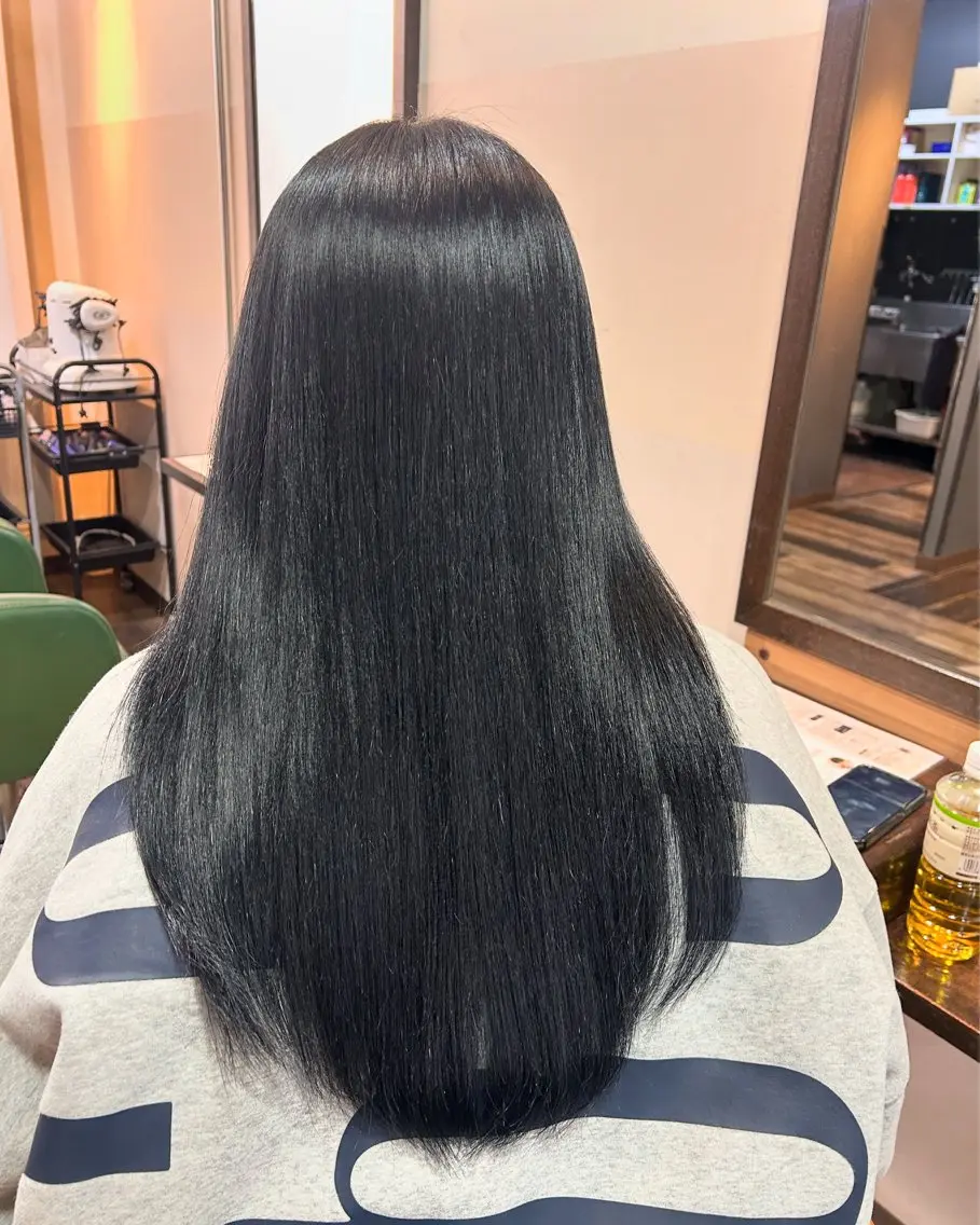 【ご新規様限定✨】似合わせcut＋美髪縮毛矯正＋艶カラー＋アミノ酸スチームtreatment🎀の写真