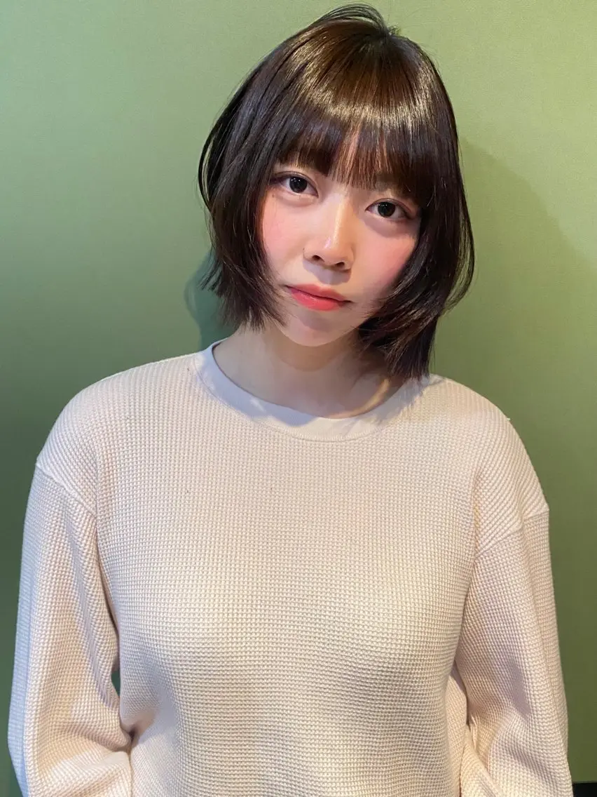ショート カラー ボブ カット ヘアカラー トリートメント mai / linoah˚✧のヘアスタイル