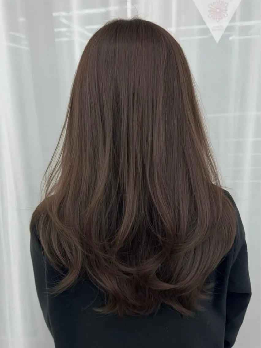 ミディアム カラー ヘアアレンジ カット ヘアカラー トリートメント 顔周り&ミディアム 特化/池袋/kokiのヘアスタイル
