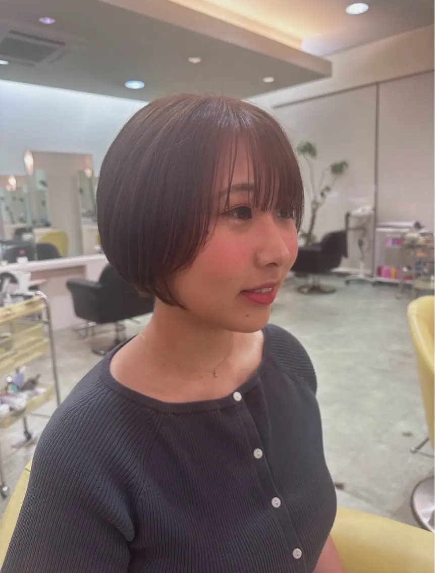 ショート ショートボブ ボブ ショートヘア 柴田 舜吏のヘアスタイル