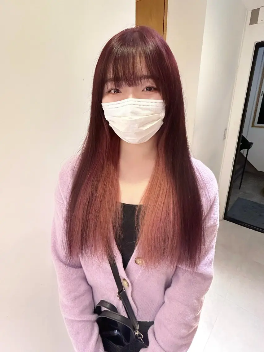 ロング カラー レイヤーカット募集中 Asukaのヘアスタイル