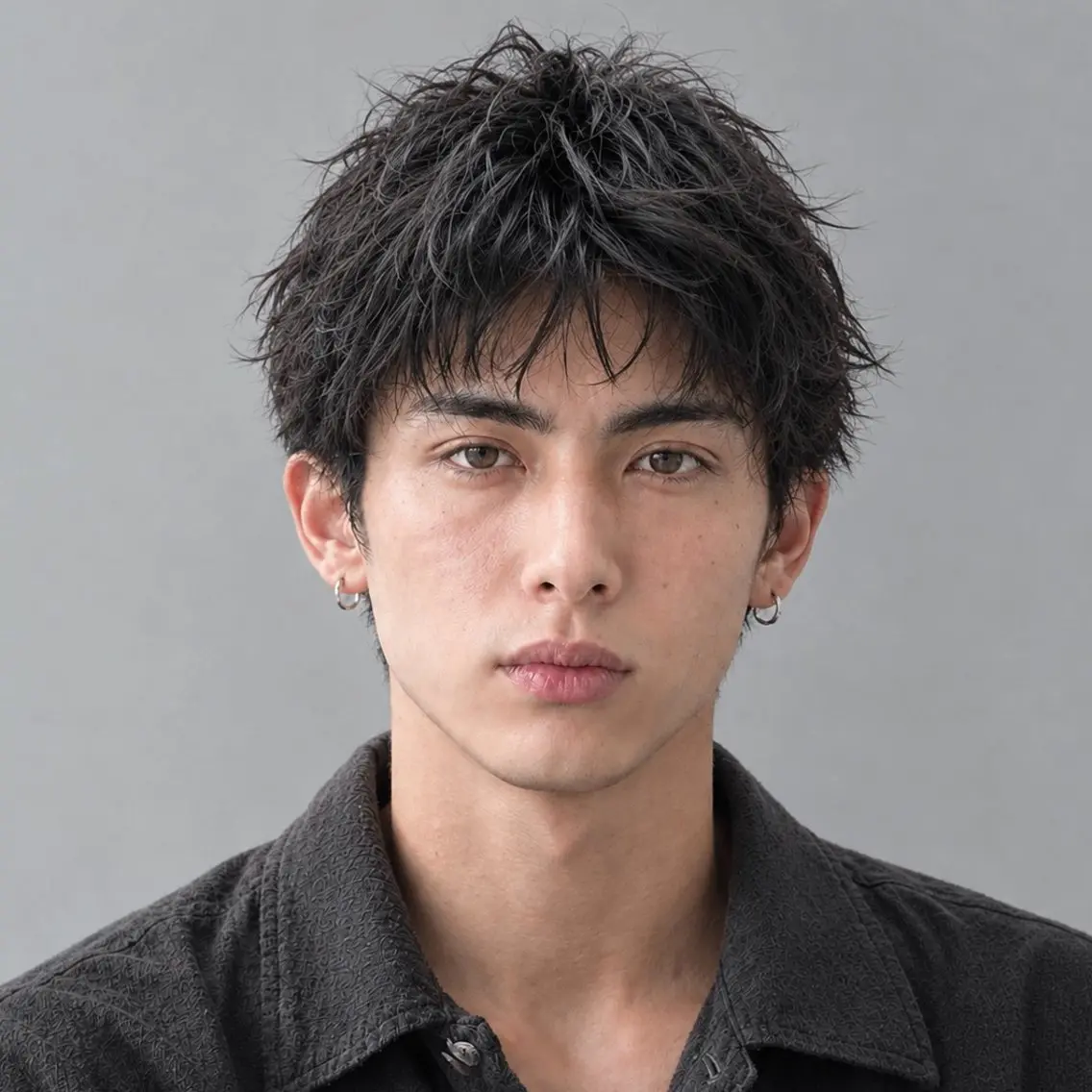 ショート メンズ メンズパーマ 似合わせカット TASUKU/面長 解消/メンズパーマのヘアスタイル