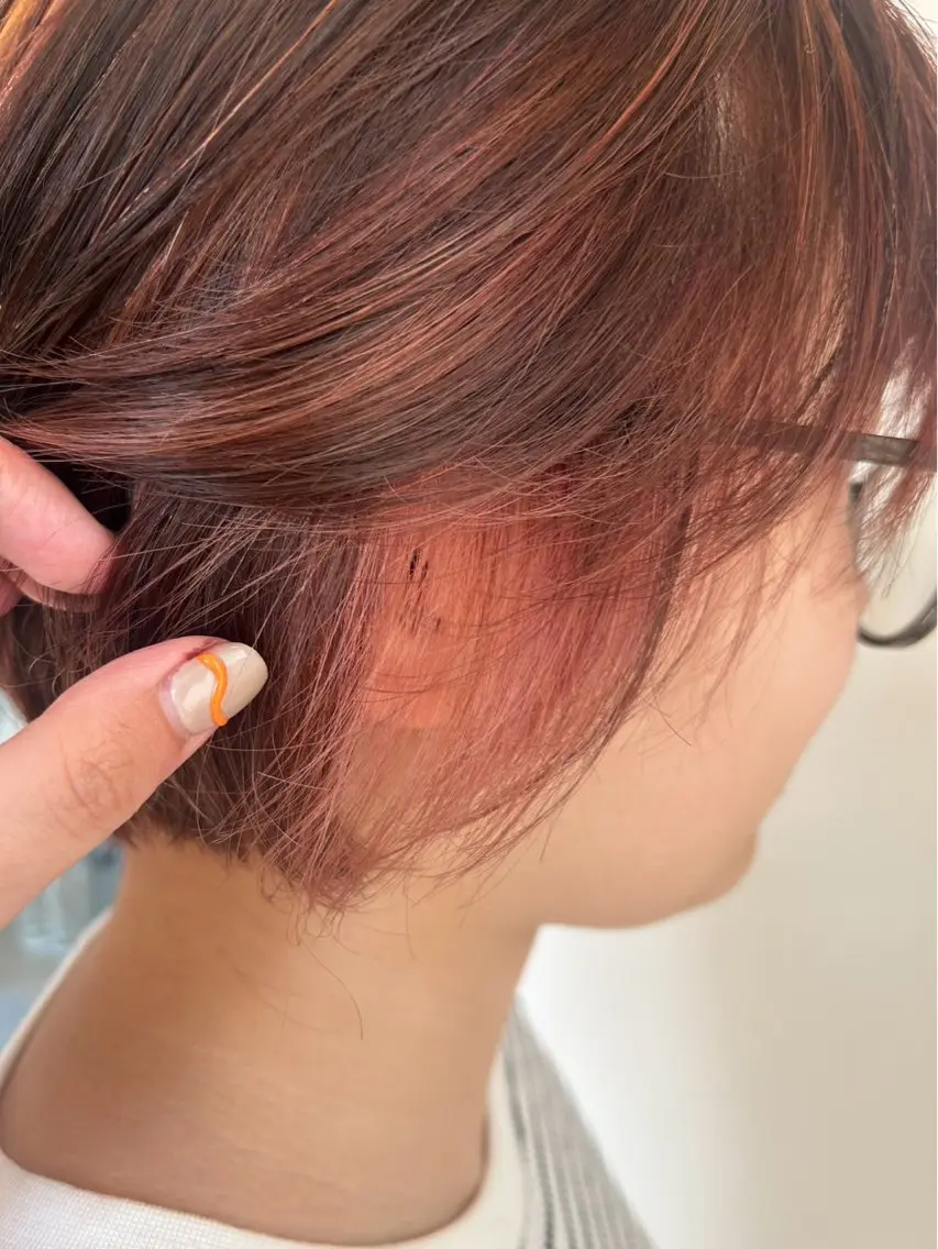 ショート カラー カット ヘアカラー トリートメント 畠中 望来のヘアスタイル
