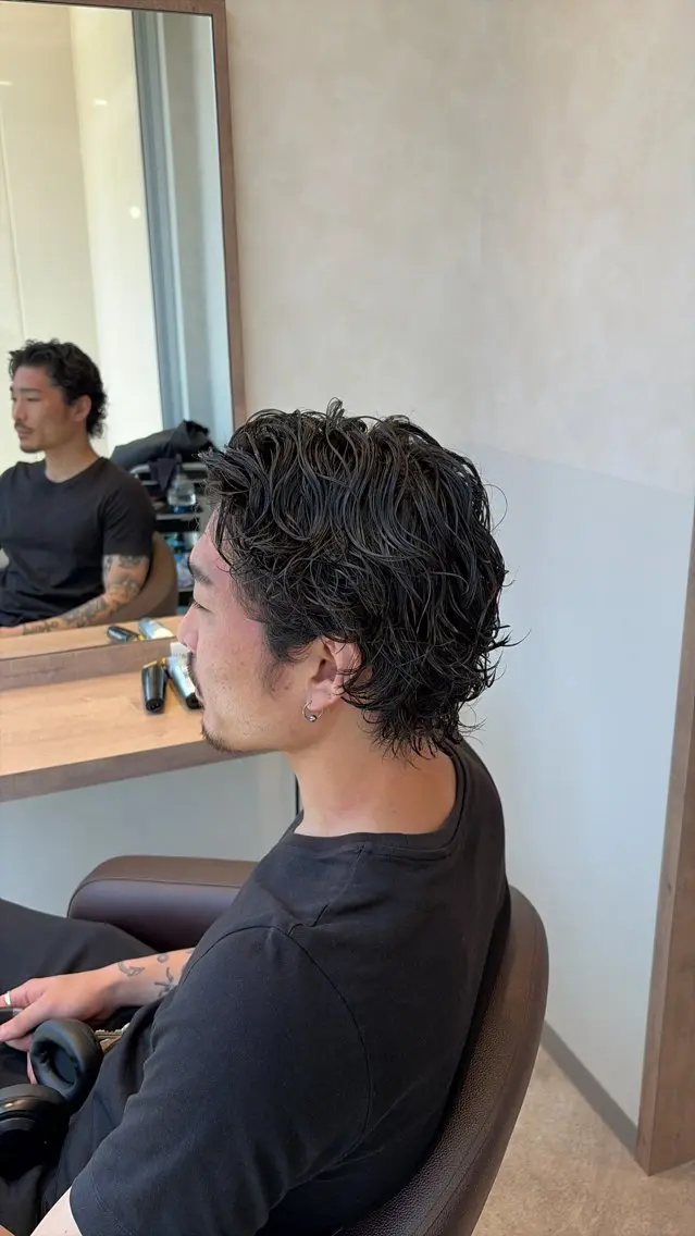 パーマ メンズ メンズ特化/ 樋口裕馬のヘアスタイル