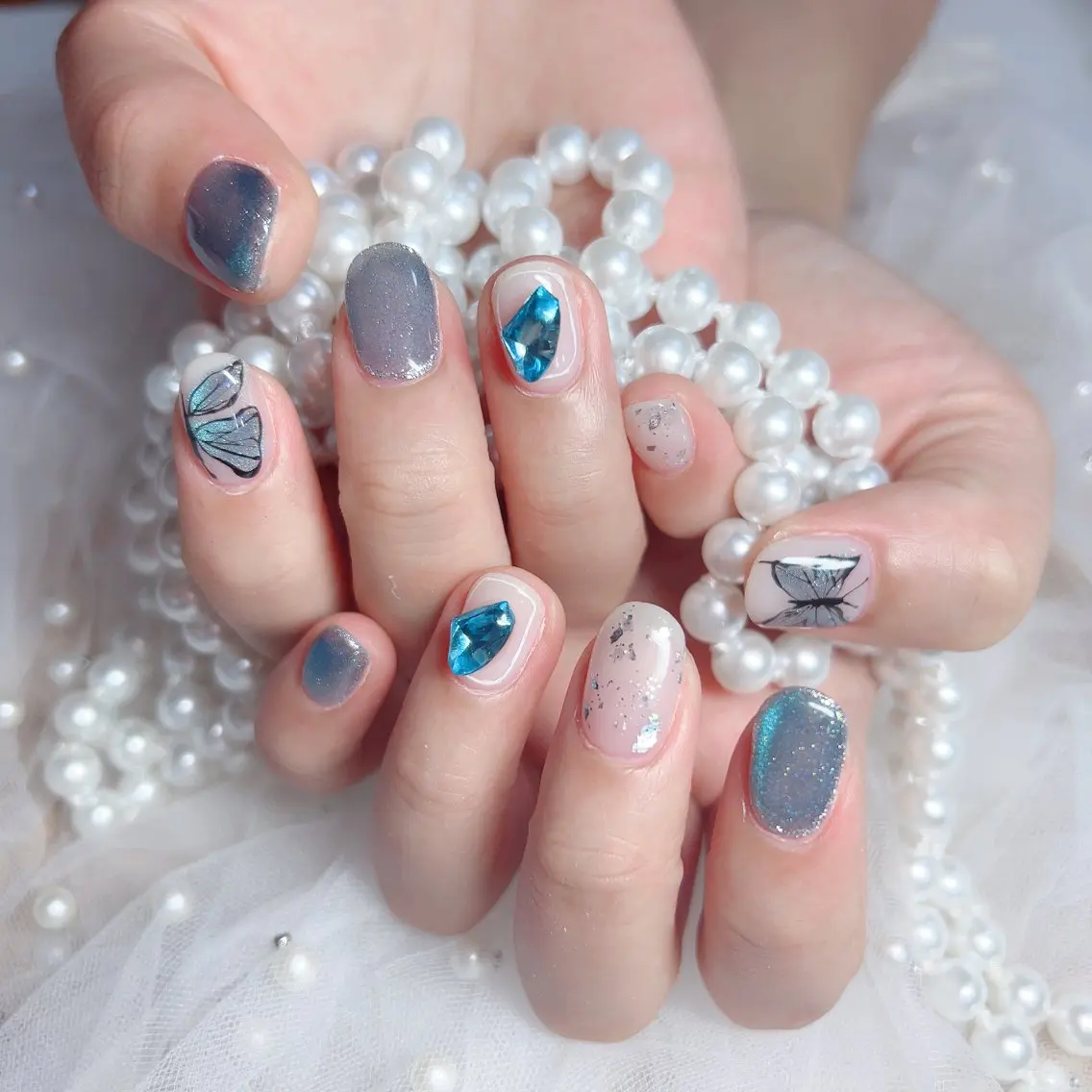 ネイル ハンドネイル M 🌷Nail 長さだし専門店のネイルデザイン