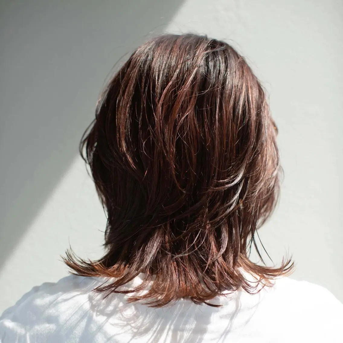 ミディアム レイヤーカット ウルフカット ウルフレイヤー 《カット¥0》 朝山良徳のヘアスタイル