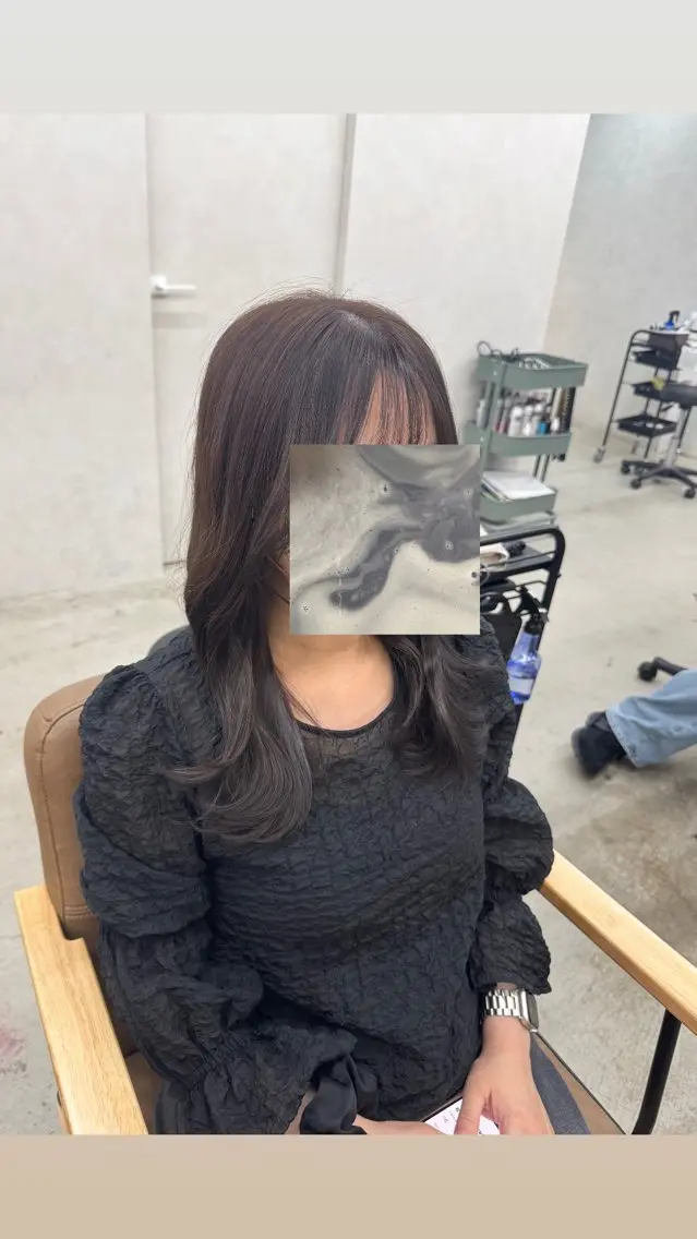 セミロング カラー カット ヘアカラー miu-YUCCA モデル様募集中のヘアスタイル
