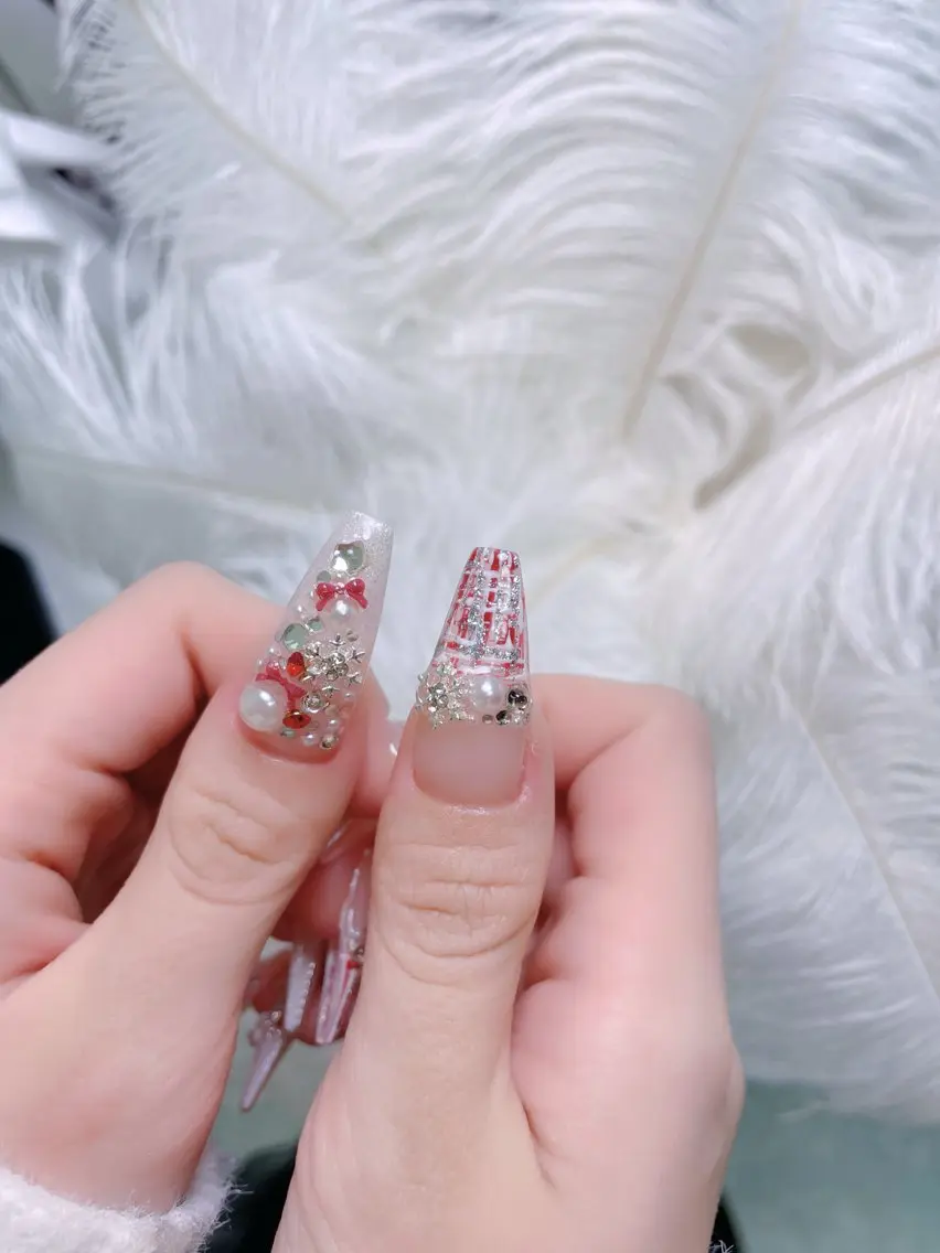 ネイル ハート 韓国ネイル 夏ネイル ワンホンネイル 冬ネイル ハンドネイル Melody 3D/スカルプ専門店のネイルデザイン