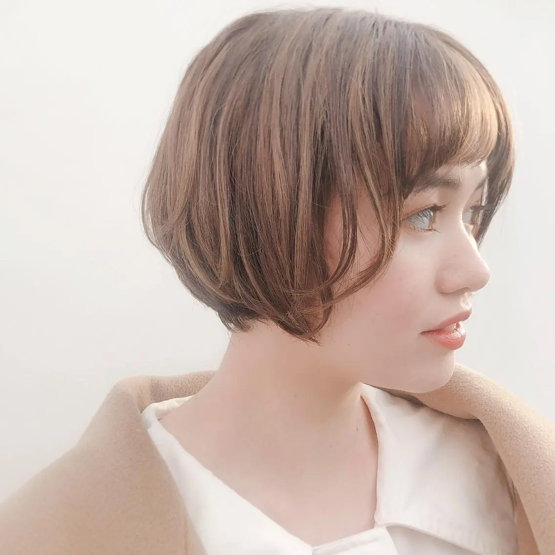 ショート カラー マンツーマン 美容師💚コウブチのヘアスタイル