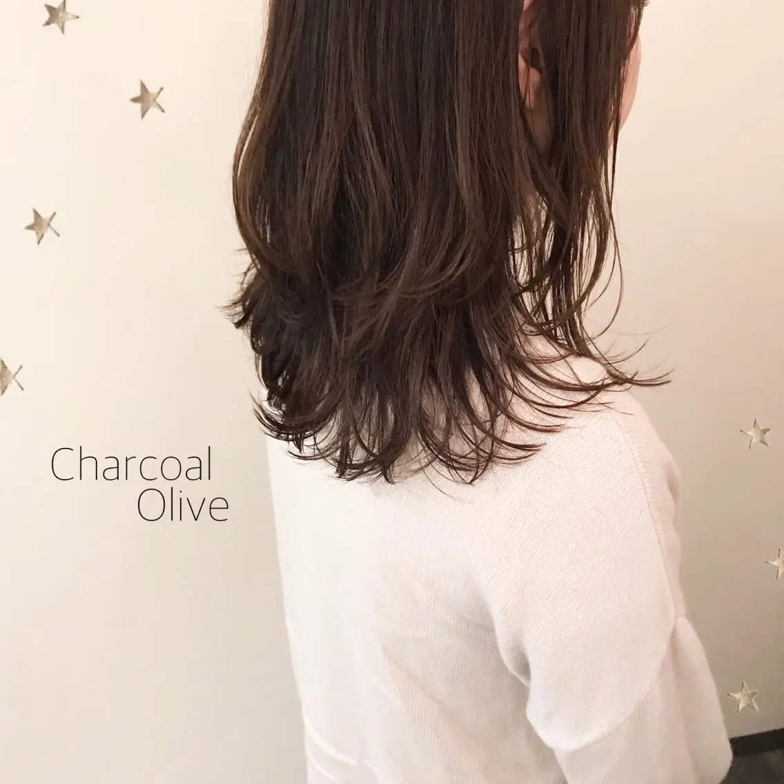 セミロング カラー 市川 千夏のヘアスタイル