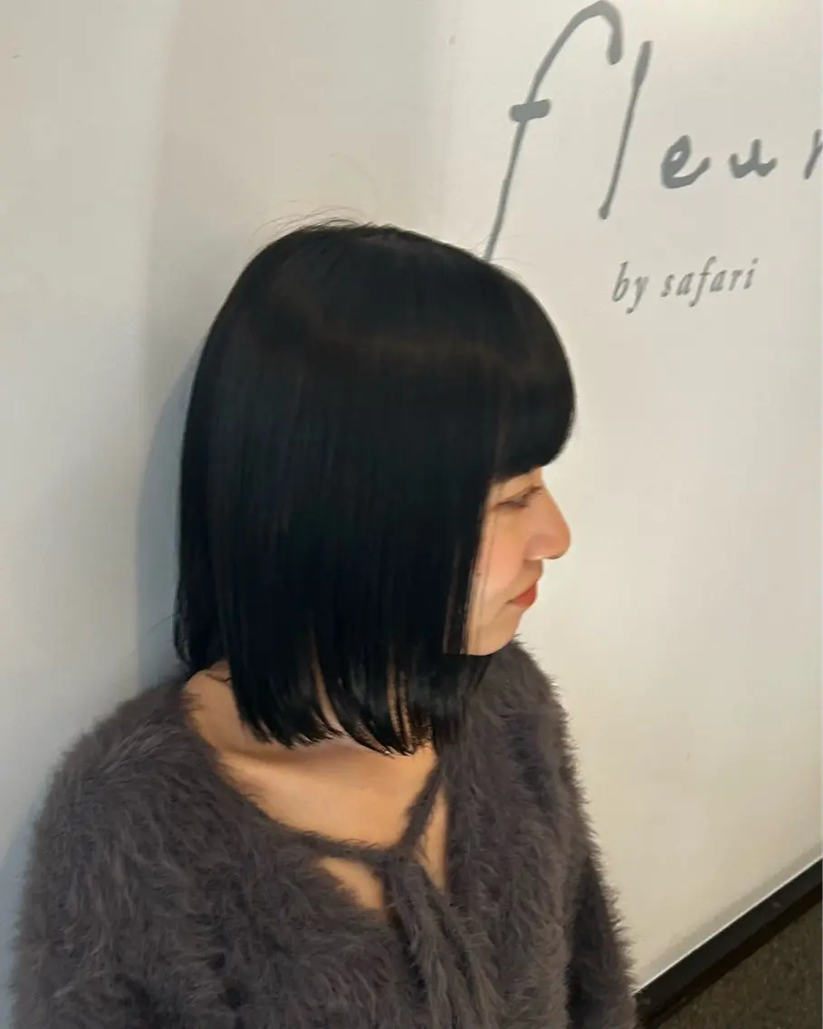ショート カラー 縮毛矯正 縮毛矯正 MIO 大名/ 縮毛・ブリーチ💎のヘアスタイル