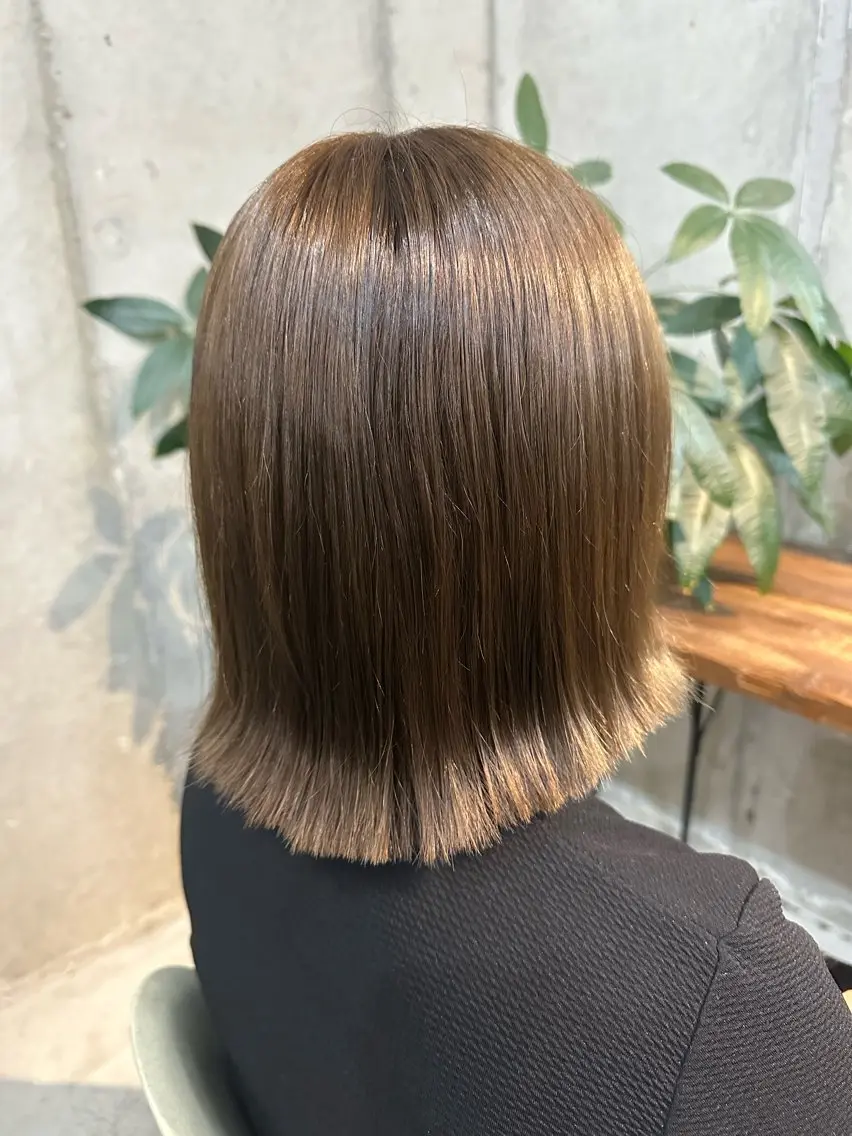 ショート ボブ 田本 雛のヘアスタイル