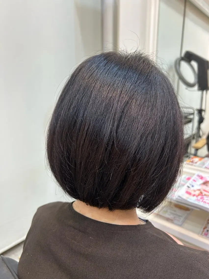 ミディアム カット ヘアカラー トリートメント 💎イシヅカ ココロ💎のヘアスタイル