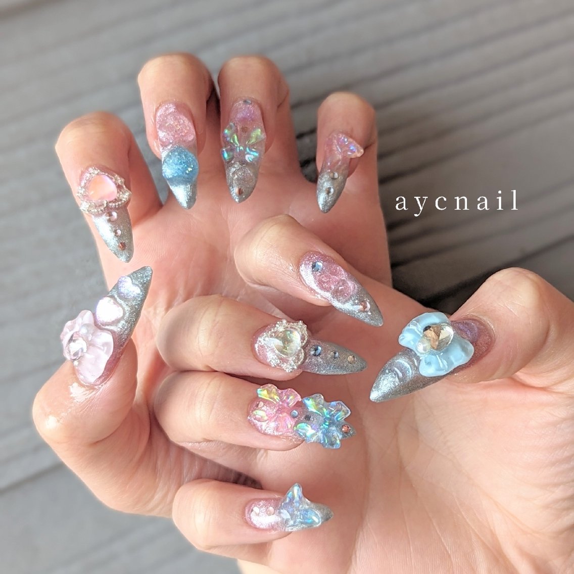 ネイル ハンドネイル 推しネイル | 　aycnailのネイルデザイン