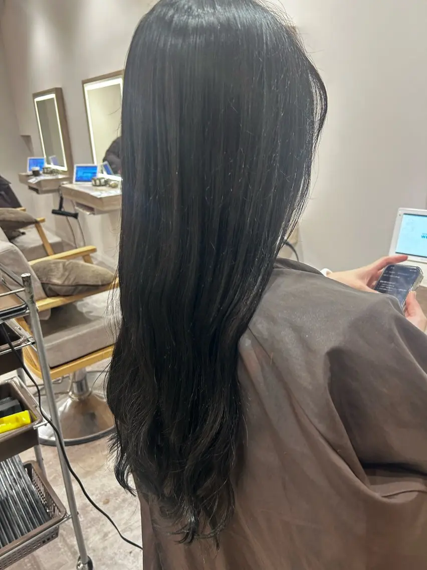 ロング カラー カット ヘアカラー 菅原 琉偉のヘアスタイル