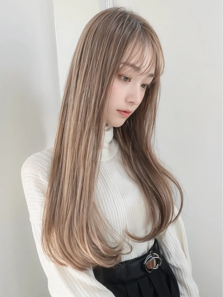 カット+ブリーチデザインカラー+超音波アイロントリートメント ¥13860 (180分)の写真