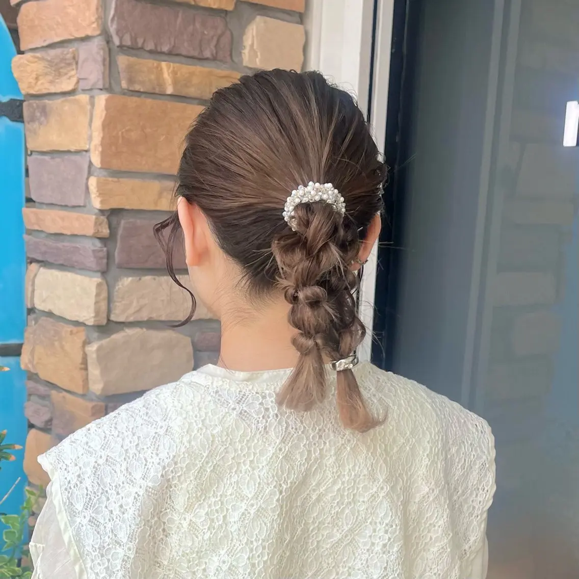 ショート ヘアセット 伊藤 玲衣のヘアスタイル