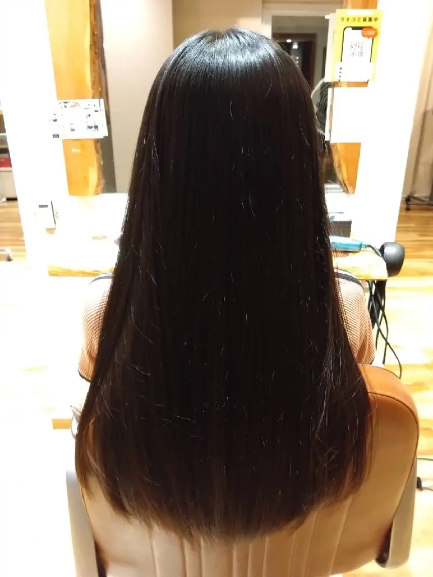 縮毛矯正の写真