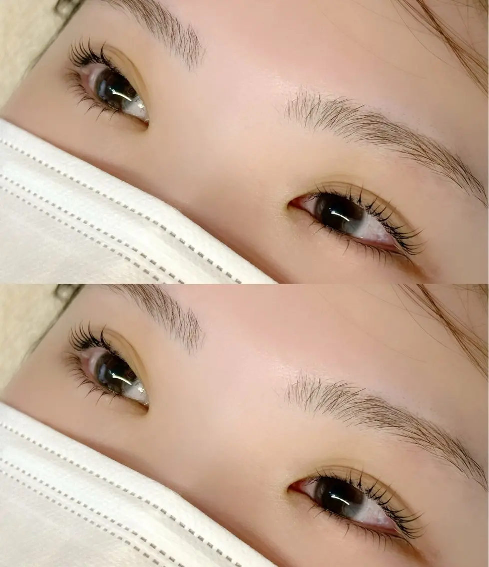 マツエク・マツパ 下まつげエクステ 一重×まつ毛パーマ マツパ AIRI ︎┊︎似合わせeyeのマツエク・マツパデザイン