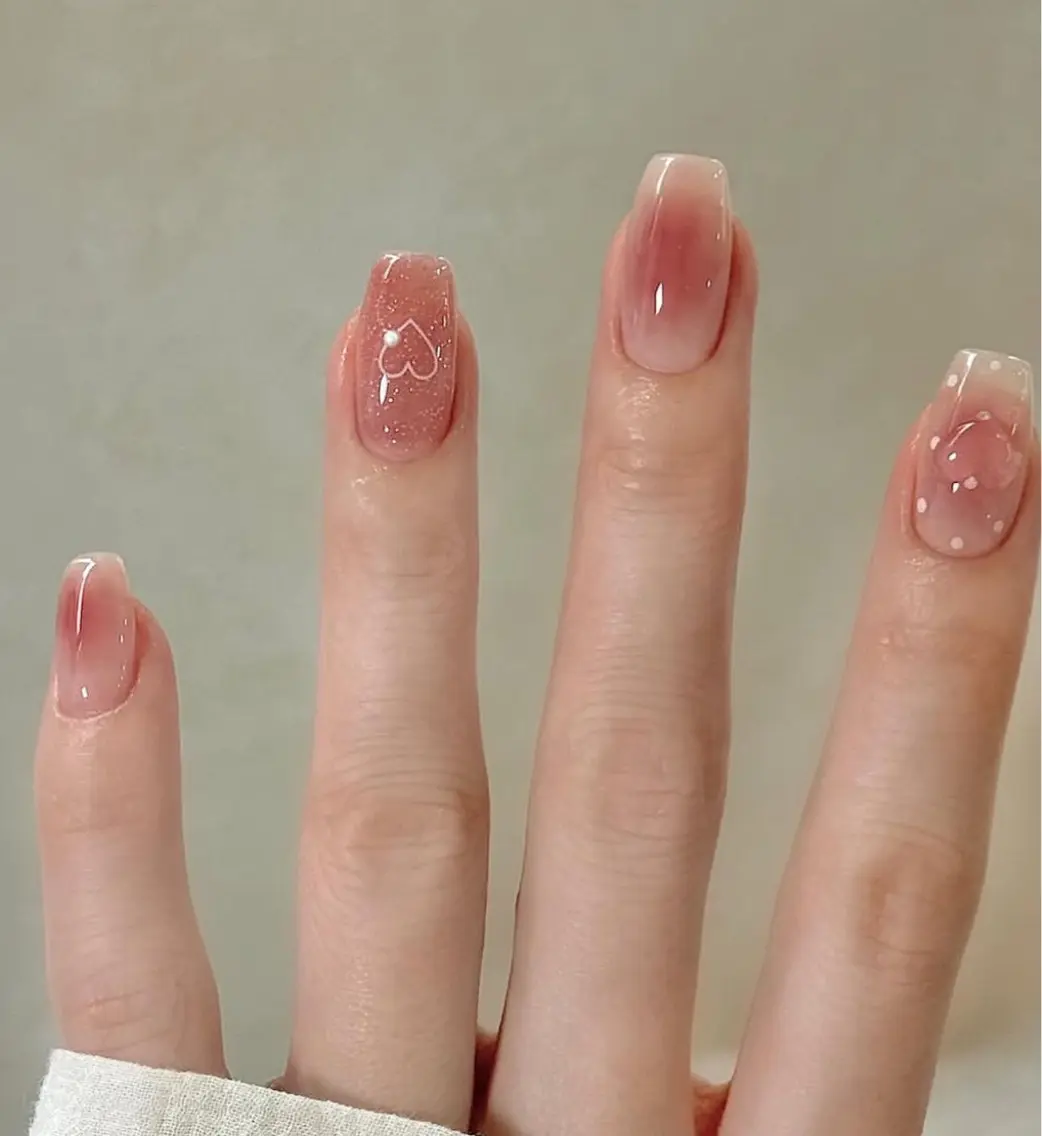 ネイル アートネイル ジェルネイル キラキラネイル ミラーネイル ピンク ハンドネイル Ryu Nail NekoChanのネイルデザイン