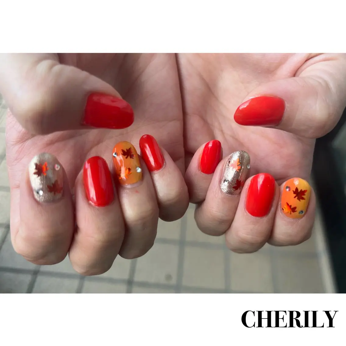 ネイル 持ち込み CHERILY SAKURAのネイルデザイン