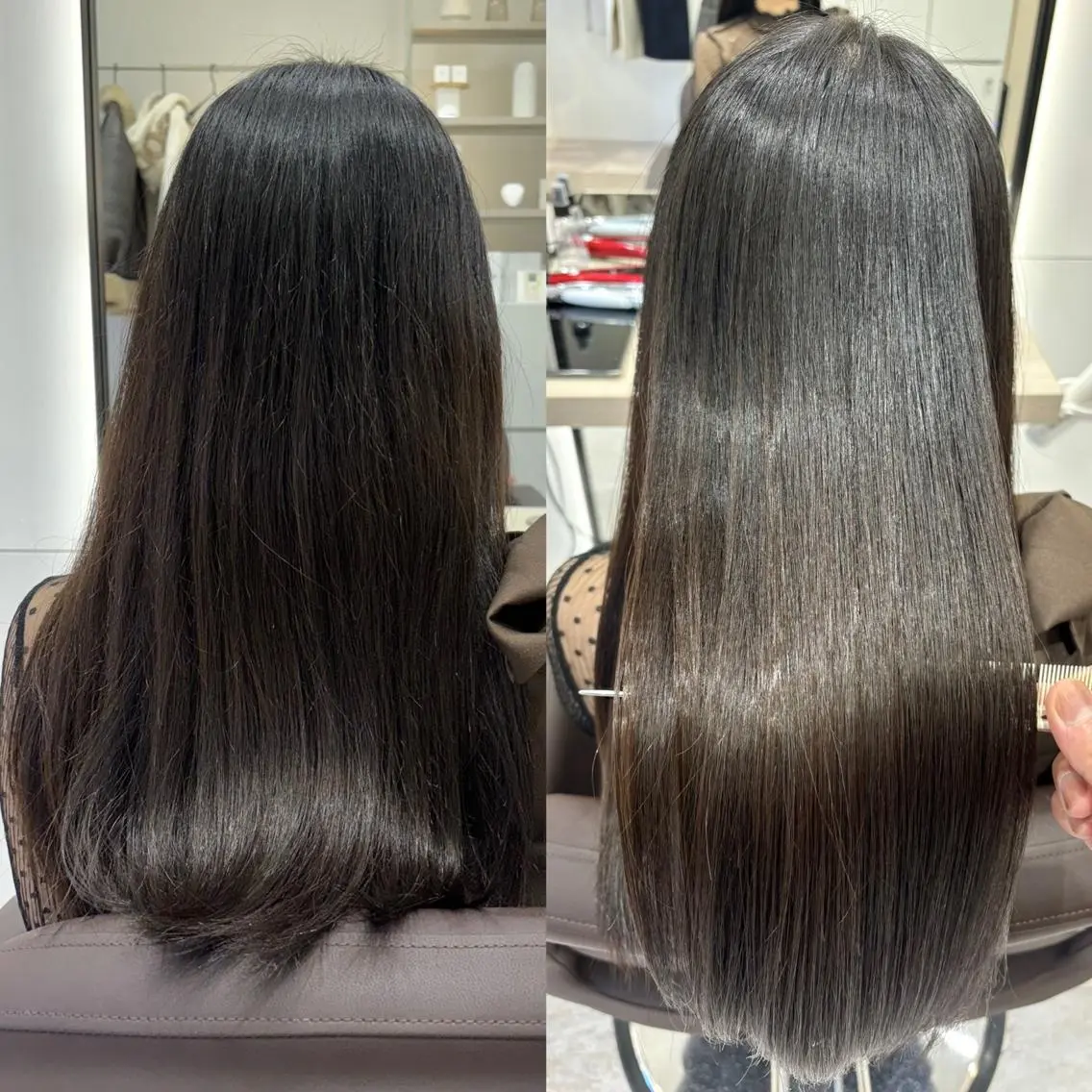 ロング EIGHT plum TOKIOリミテッドのヘアスタイル