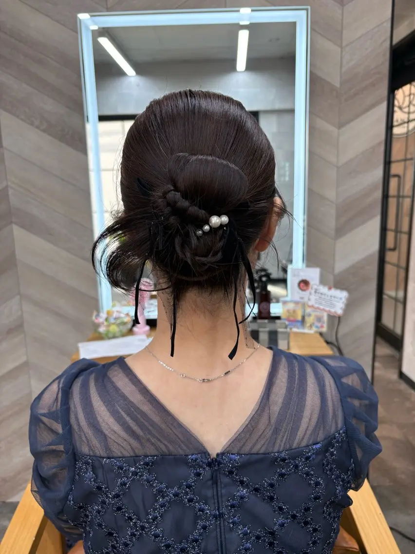 ミディアム ヘアアレンジ ヘアセット SHANTi 飯塚 ヘアセット/髪質改善のヘアスタイル