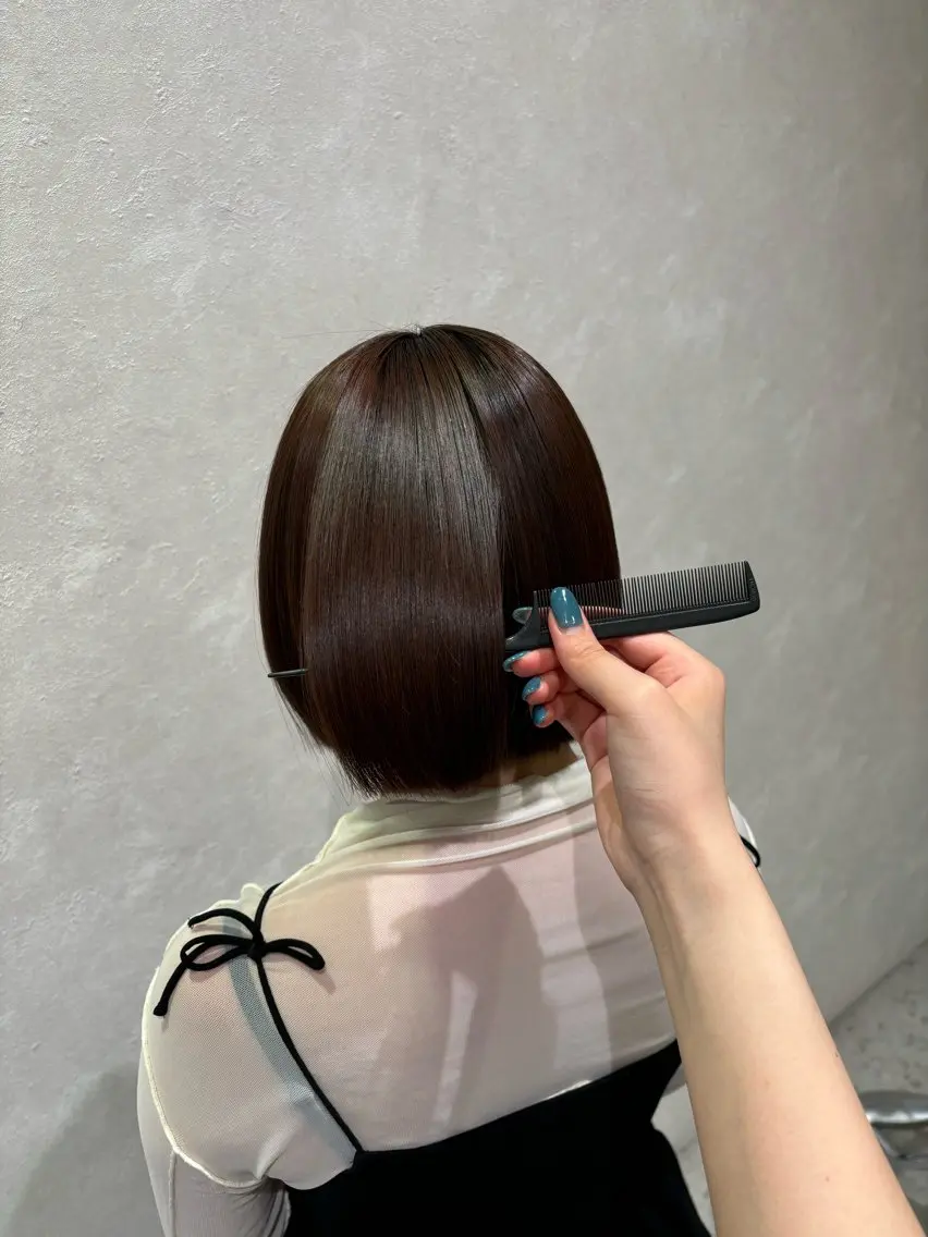 ショート 縮毛矯正/髪質改善 /山田梨央のヘアスタイル