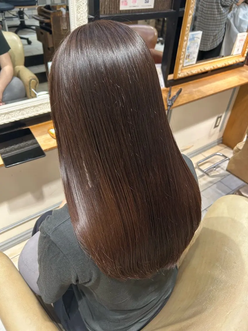 ロング 髪質改善 カット トリートメント たけだゆうほ♪ ブリーチ/インナーのヘアスタイル